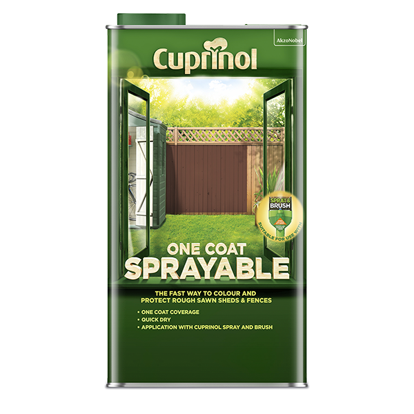 Cuprinol One Coat Sprayable Fence Treatment Cuprinol One Coat Sprayable Fence Treatment